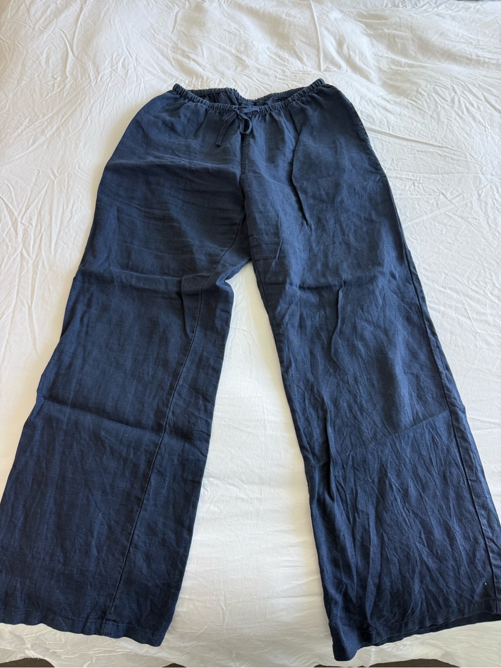 St. George Navy Linen Pants